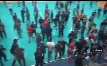 قمه کشی در لیگ برتر هندبال کشور! + فیلم