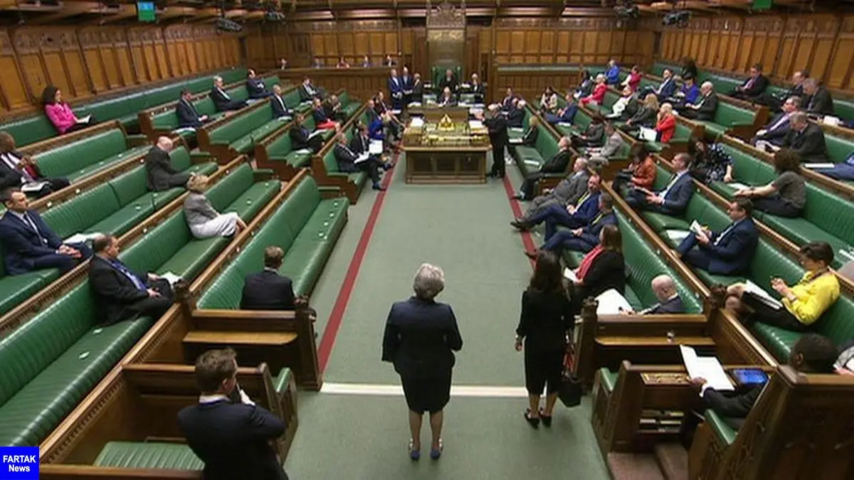 صندلی‌های خالی پارلمان انگلیس بر اثر کرونا