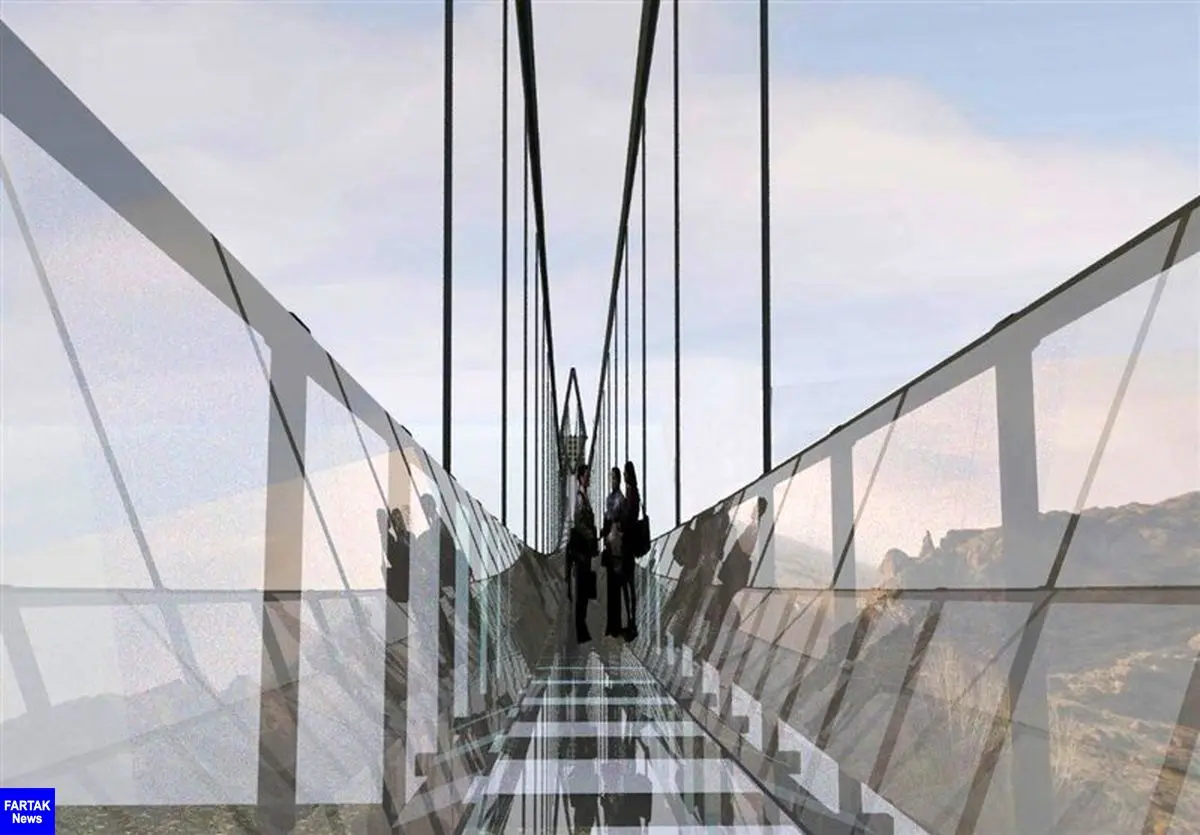 نخستین پل تمام شیشه‌ای ایران آماده افتتاح است