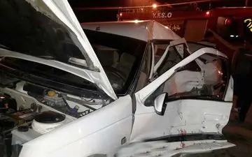 تصادف در عباس‌آباد ۲ کشته برجای گذاشت