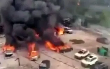 انفجار وحشتناک کامیون نفتکش در چین + فیلم 