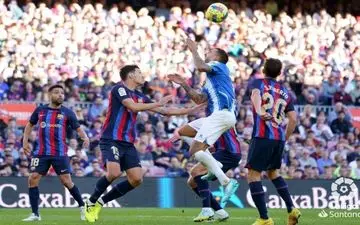  توقف بارسلونا در دربی پربرخورد آخرین روز سال ۲۰۲۲ 