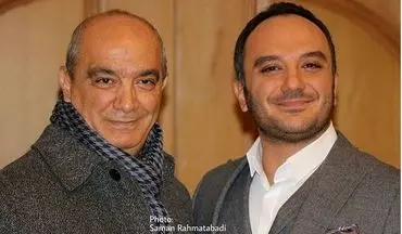 تیپ و ژست احسان کرمی به همراه پدرش در حاشیه جشنواره فیلم فجر (عکس)
