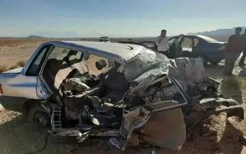 برخورد پراید و سمند در محور میامی-کالپوش یک کشته بر جای گذاشت