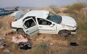 واژگونی وحشتناک خودرو در محور دالاهو با ۳ جانباخته