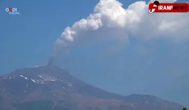 فیلم/ لحظه فعال شدن آتش فشان کوه اتنا (Etna) 