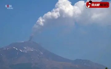 فیلم/ لحظه فعال شدن آتش فشان کوه اتنا (Etna) 