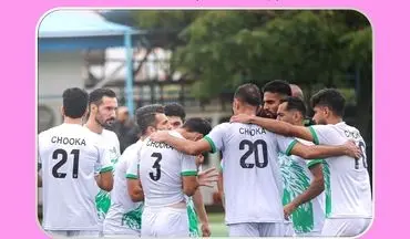 پیروزی شیرین چوکا مقابل پادیاب در حضور هواداران