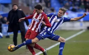 اتلتیکو مادرید ۲ امتیاز حساس از دست داد 