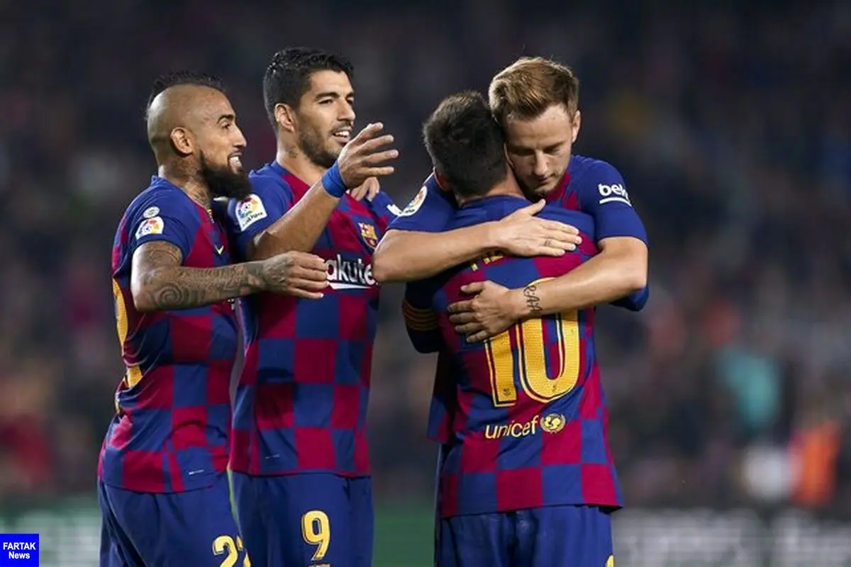 رکورد قابل توجه بارسلونا در پنج لیگ برتر اروپایی