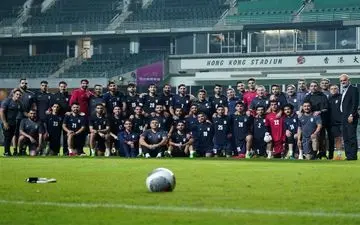 برگزاری آخرین تمرین تیم ملی پیش از بازی با هنگ‌کنگ 