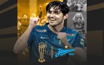 سردار آزمون بهترین بازیکن فصل لیگ برتر روسیه شد