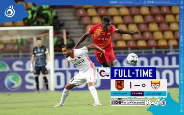 خلاصه بازی فولاد 0 - مس رفسنجان 1 | فیلم