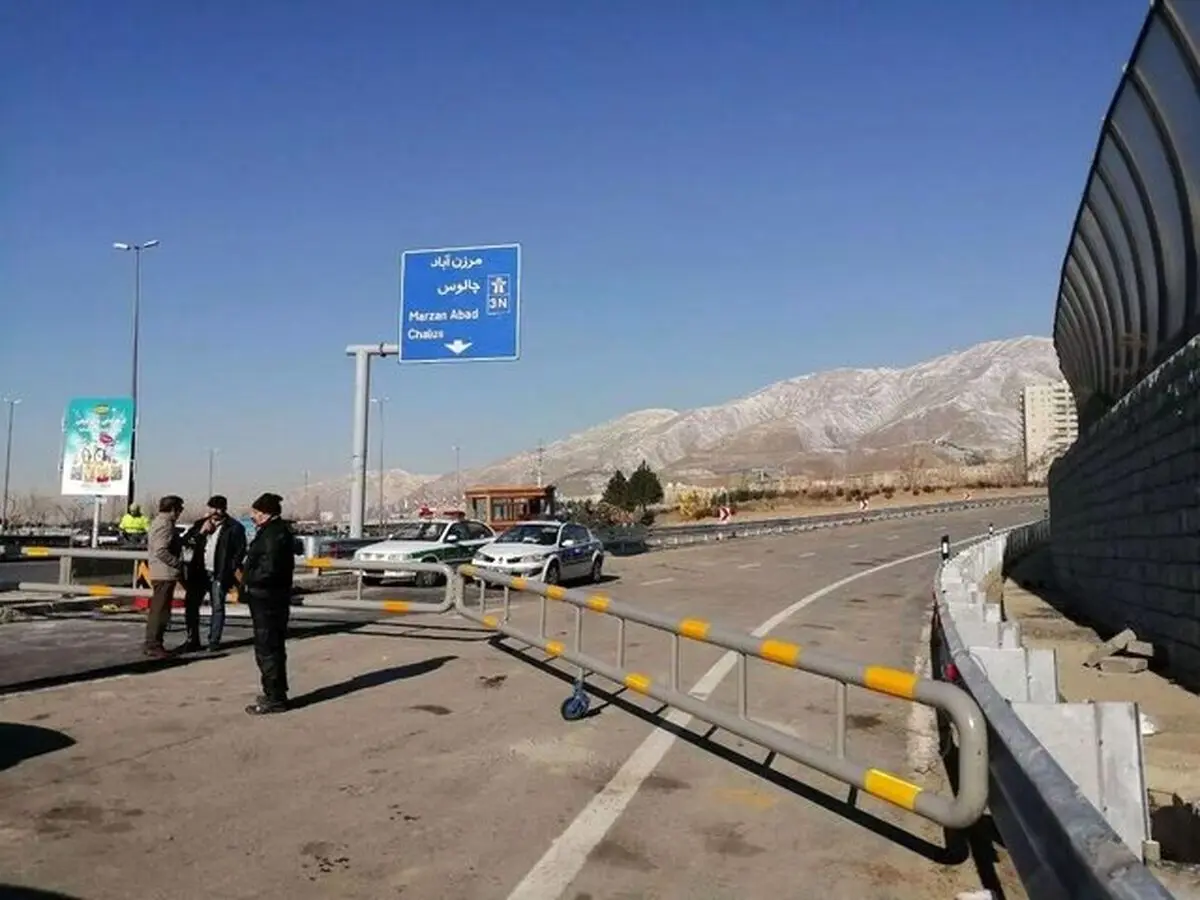 احشام جاده را بستند! مسدودی ۲۴ ساعته جاده چالوس از دو سمت برای عبور دامها