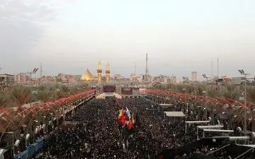 حال و هوای زائرین در غروب اربعین کربلا 