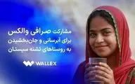 مشارکت صرافی والکس برای آبرسانی و جان‌بخشیدن به روستاهای تشنه سیستان