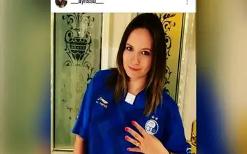 حرکت جنجالی دختر سرمربی آلمانی استقلال + عکس