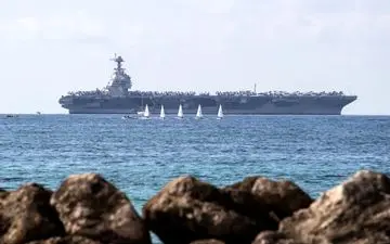 ناو غول‌پیکر «فورد» وارد کارائیب شد؛ تنش آمریکا و ونزوئلا اوج گرفت