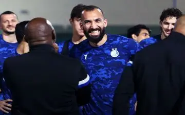  چشمی با روحیه‌ای بالا به تمرینات استقلال بازگشت