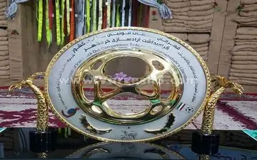  رونمایی از کاپ جام حذفی در خرمشهر (عکس)
