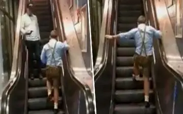 اقدام عجیب مرد جوان، مسافران مترو را به خنده واداشت!