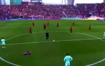 ایده‌ جالب و تبلیغی یوفا در شروع دیدار هلند و پرتغال در فینال ملت‌های اروپا