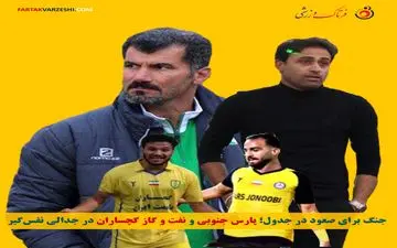 جنگ برای صعود در جدول؛ پارس جنوبی و نفت و گاز گچساران در جدالی نفس‌گیر