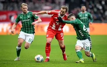 گزارش تصویری دیدار وردربرمن و بایرن مونیخ