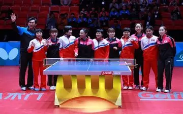  اتفاق تاریخی در مسابقات تنیس روی میز قهرمانی جهان + تصاویر