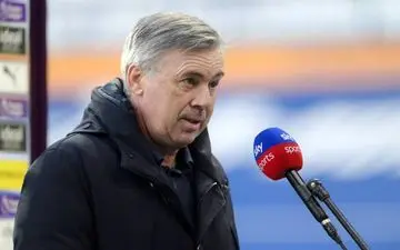  آنچلوتی و خوشحالی از حضور اورتون در بالای جدول