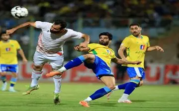 گزارش تصویری | تقسیم امتیازات بین صنعت نفت و مس سونگون در یک بازی دیدنی