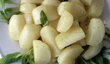 این مدلی شلغم بخارپز خوشمزه و سفید درست کن!