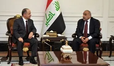  مسعود بارزانی با عبدالمهدی در بغداد دیدار کرد