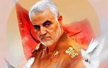 دیدار حاج قاسم با خانواده شهید محرابی در روز عرفه سال گذشته 