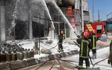 آتش‌سوزی در اردبیل چند مصدوم بر جای گذاشت