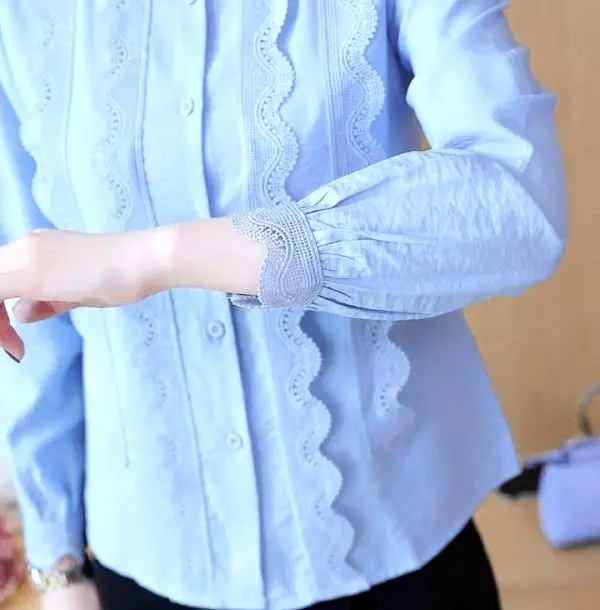 شومیز کتان پیراهنی گیپور دوزی شده