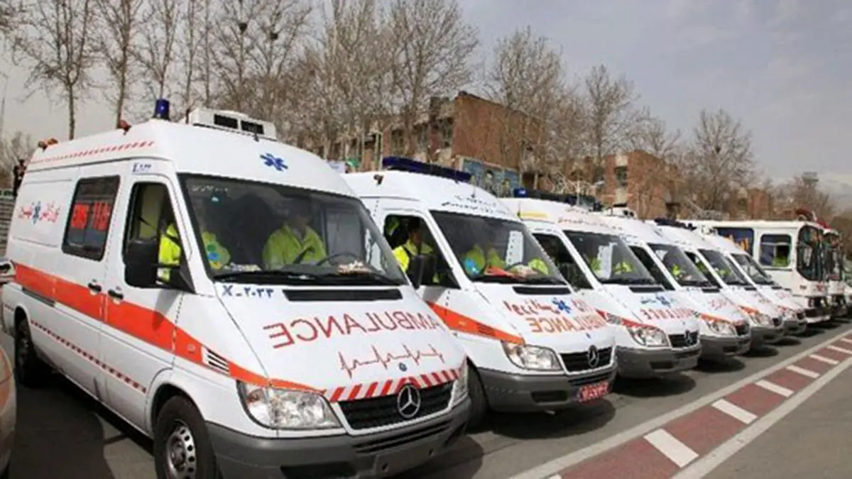 استقرار آمبولانس‌های اورژانس در سطح شهر تهران