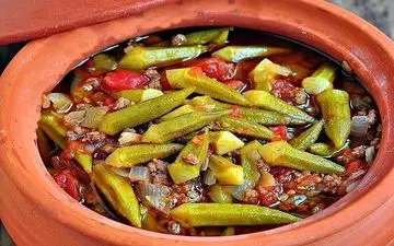 طرز تهیه خوراک بامیه | خوراک خوشمزه