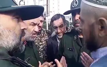 حضور سردار سلامی در شهرستان سیل زده آق قلا + فیلم 