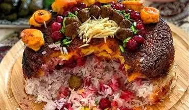طرز تهیه ته چین آلبالو؛ غذای مجلسی و خوشمزه با مرغ