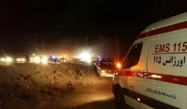 تصادف اتوبوس سبب مصدومیت 13نفر در البرز شد