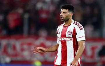 توقف خانگی المپیاکوس در شب گلزنی طارمی