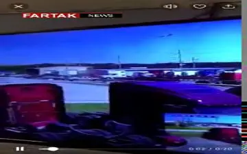 لحظه سقوط هواپیمای c130 در آمریکا + فیلم