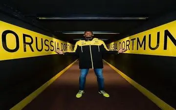  درخشش بولت در تمرین امروز دورتموند + عکس