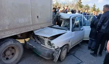 مرگ دلخراش چهار نفر در جاده خنداب