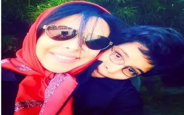 تیپ و ژست فلور نظری به همراه خواهرزاده اش در روز ولنتاین (عکس)