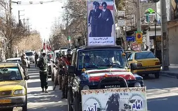 راهپیمایی خودرویی و موتوری۲۲ بهمن در مسیرهای ۱۲ گانه تهران