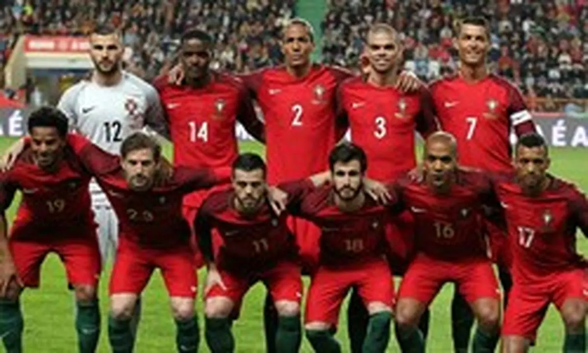ترکیب تیم ملی پرتغال برای دیدار با تونس