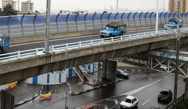 
انسداد شبانه مسیر شرق به غرب تونل نیایش و پل صدر
