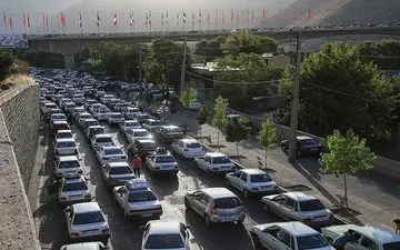  محور کرج چالوس یکطرفه شد